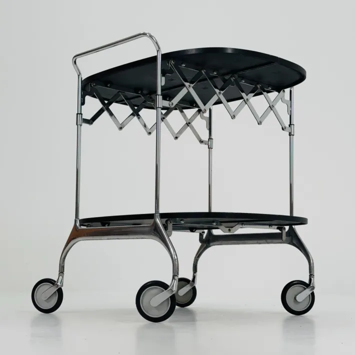 Pamono Black Gastone Dolly Trolley Bar Cart by Antonio Citterio and Oliver Low for Kartell Online