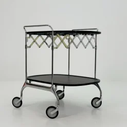 Pamono Black Gastone Dolly Trolley Bar Cart by Antonio Citterio and Oliver Low for Kartell Online