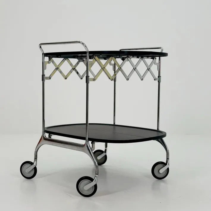 Pamono Black Gastone Dolly Trolley Bar Cart by Antonio Citterio and Oliver Low for Kartell Online
