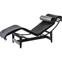 Pamono Black LC4 Chaise Longue by Le Corbusier, Pierre Jeanneret & Charlotte Perriand for Cassina Sale