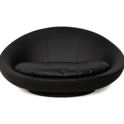 Pamono Black Leather 2-Seater Sofa by Désirée Lacoon Discount