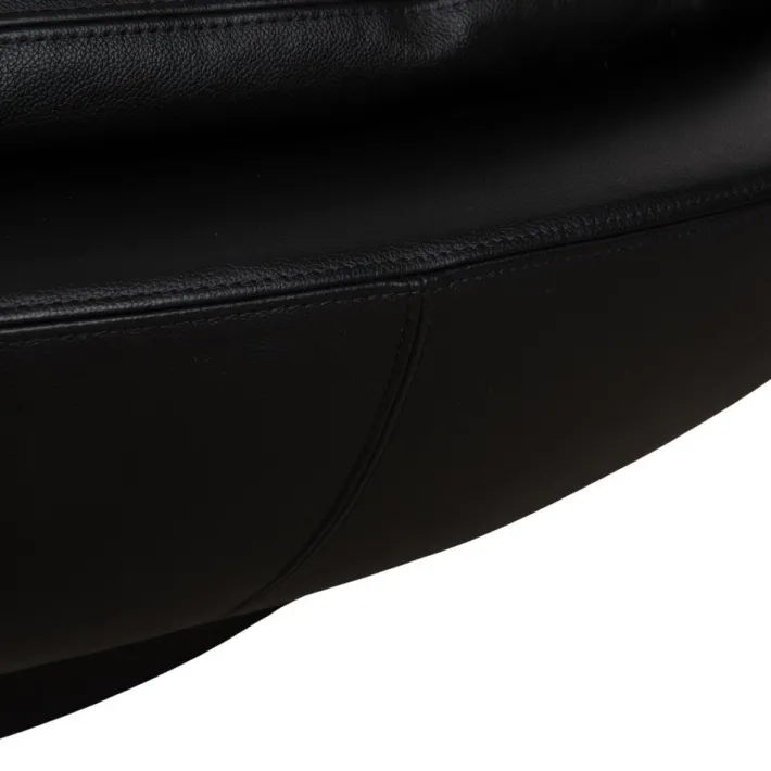 Pamono Black Leather 2-Seater Sofa by Désirée Lacoon Discount