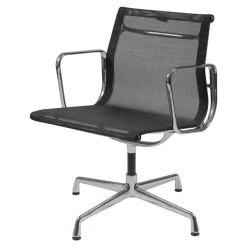 Pamono Black Mesh Ea-108 Chair by Charles Eames for Vitra Clearance