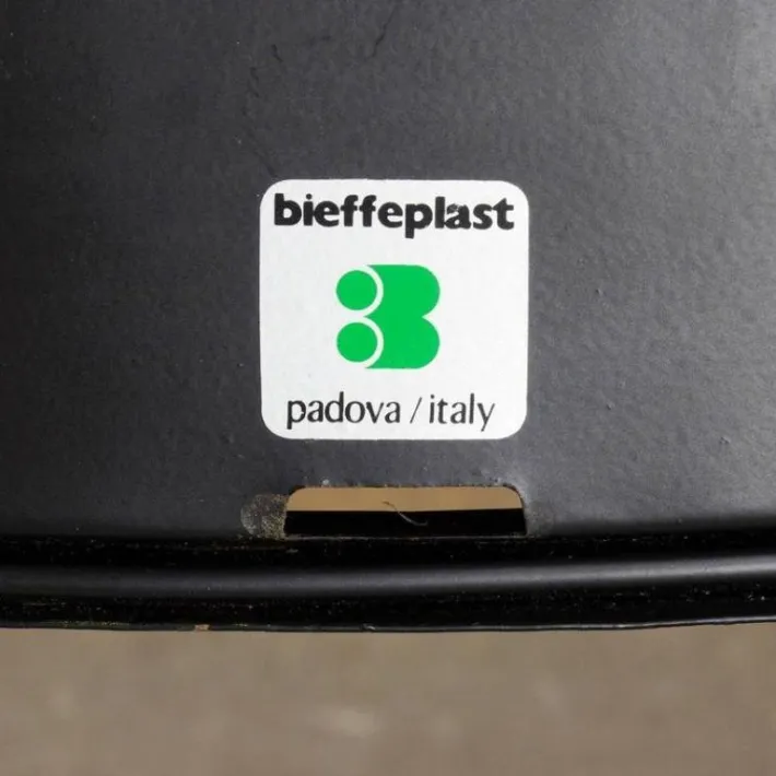 Pamono Black Omstak Stacking Chair by Rodney Kinsman for Bieffeplast, 1970s Sale