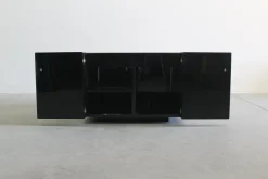 Pamono Black Saratoga Cabinet by Massimo & Lella Vignelli for Poltronova, 1960s Online