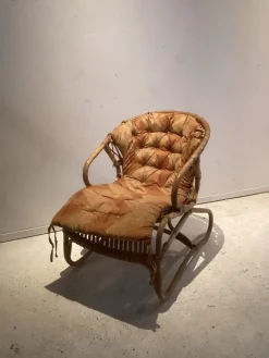 Pamono Blond Rattan Chair, Italy Sale