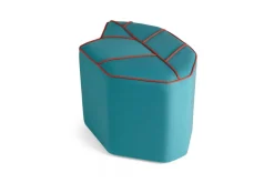 Pamono Blue Outdoor Leaf Seat Pouf by Nicolette de Waart for Design by Nico Clearance