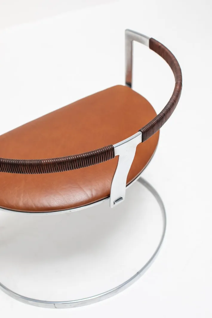 Pamono BO-591 Chair by Preben Fabricius and Jørgen Kastholm for Bo-Ex, 1964 Hot