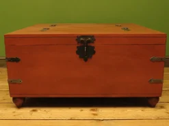 Pamono Bohemian Painted Storage Chest, 1990s Outlet