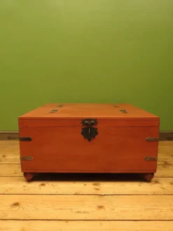 Pamono Bohemian Painted Storage Chest, 1990s Outlet