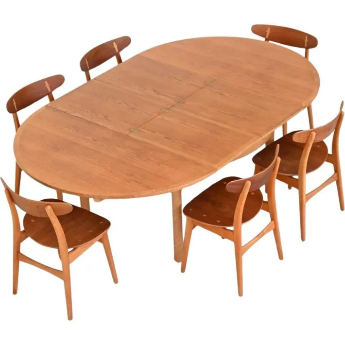 Pamono Borge Mogensen Model 140 Dining Table in Oak attributed to Børge Mogensen for Karl Andersson, Denmark, 1955 Sale