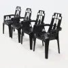 Pamono Boston Chairs by Pierre Paulin for Henry Massonnet, France, 1980s, Set of 4