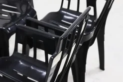 Pamono Boston Chairs by Pierre Paulin for Henry Massonnet, France, 1980s, Set of 4