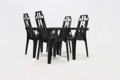 Pamono Boston Chairs by Pierre Paulin for Henry Massonnet, France, 1980s, Set of 4
