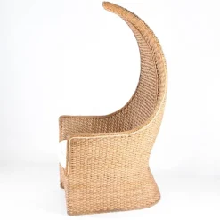 Pamono Braided Rush Throne, 1970s New