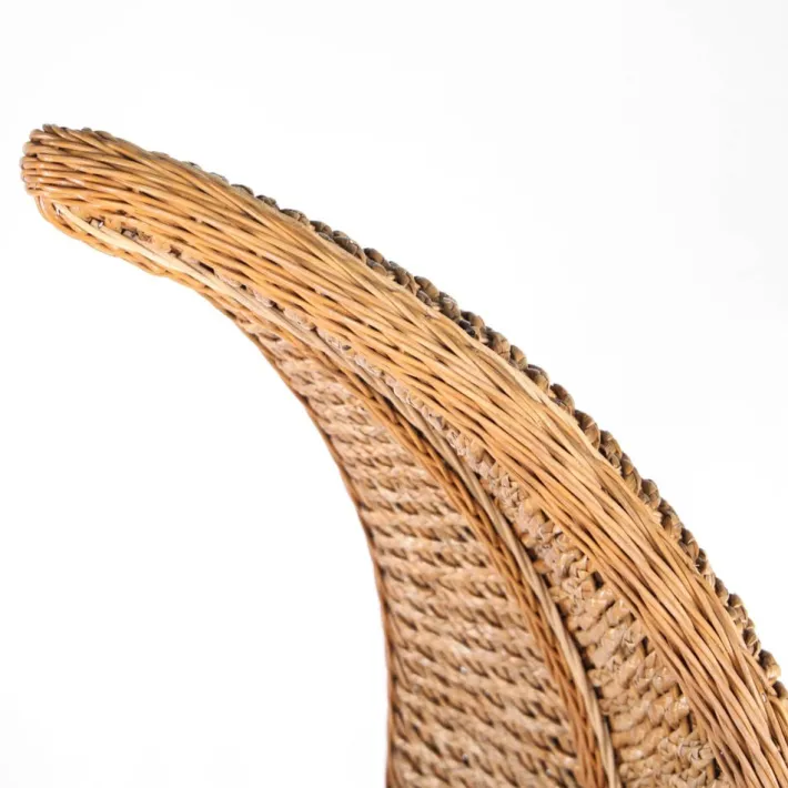 Pamono Braided Rush Throne, 1970s New