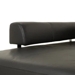 Pamono Brand Face Corner Sofa and Ottoman in Dark Grey Leather from Ewald Schillig, Set of 2 Best