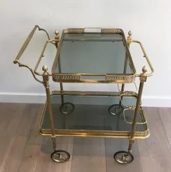 Pamono Brass Drinks Trolley by Maison Jansen Online