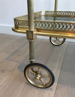Pamono Brass Drinks Trolley by Maison Jansen Online