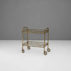 Pamono Brass Drinks Trolley, 1930s Sale