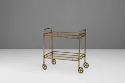 Pamono Brass Drinks Trolley, 1930s Sale