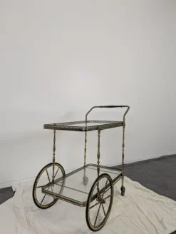 Pamono Brass Trolley from Maison Bagues Online