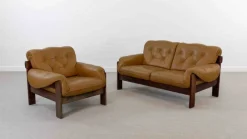 Pamono Brazilian Style Leather Seating Group, Set of 2 Hot