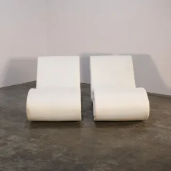 Pamono Breez 2.0 Sunbeds attributed to Karim Rachid for Talenti, Set of 2
