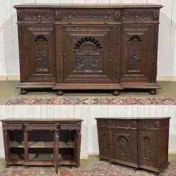 Pamono Breton Chestnut Sideboard, 1930s Best