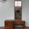 Pamono Briar Bedroom Makeup Cabinet with Mirror, 1930s