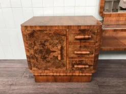 Pamono Briar Bedroom Makeup Cabinet with Mirror, 1930s