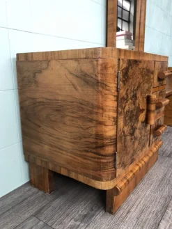 Pamono Briar Bedroom Makeup Cabinet with Mirror, 1930s