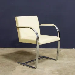 Pamono BRNO Flat Base Chair by Ludwig Mies van der Rohe, 1970s