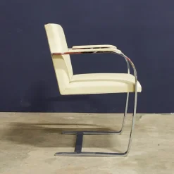 Pamono BRNO Flat Base Chair by Ludwig Mies van der Rohe, 1970s