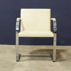 Pamono BRNO Flat Base Chair by Ludwig Mies van der Rohe, 1970s