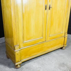 Pamono Brocante 2-Door Wooden Cupboard, Early 20th Century