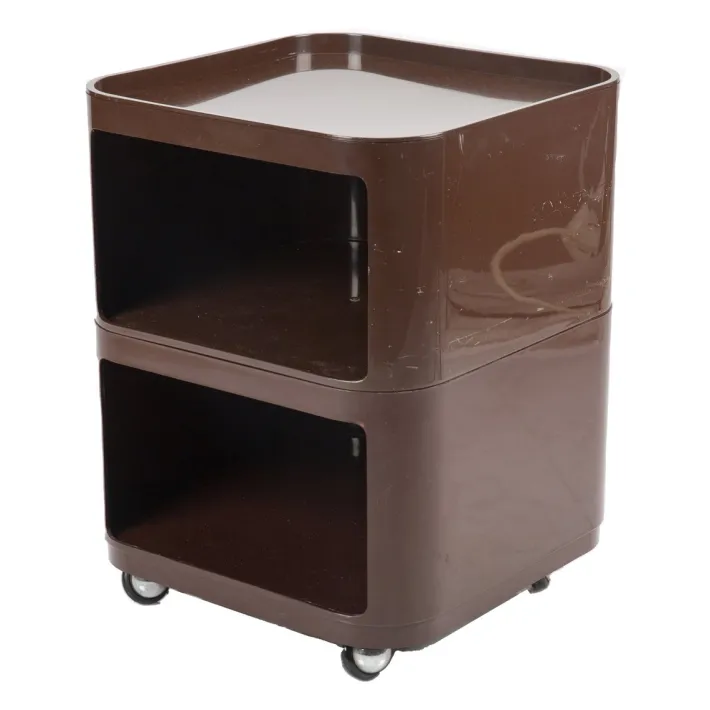 Pamono Brown Componibili Cabinet by Anna Castelli Ferrieri for Kartell Outlet