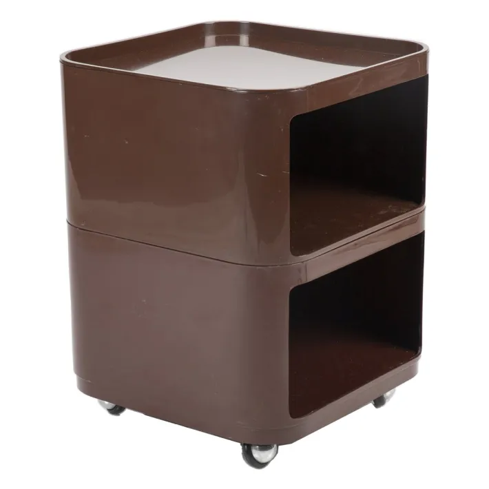 Pamono Brown Componibili Cabinet by Anna Castelli Ferrieri for Kartell Outlet