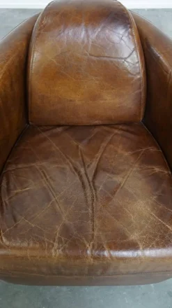 Pamono Brown Cowhide Aviator Armchairs, Set of 2 New