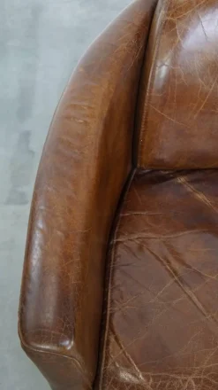 Pamono Brown Cowhide Aviator Armchairs, Set of 2 New