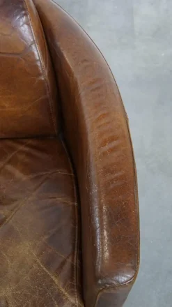 Pamono Brown Cowhide Aviator Armchairs, Set of 2 New