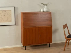 Pamono Brown Teak Secretary, 1960s Best