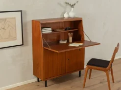 Pamono Brown Teak Secretary, 1960s Best