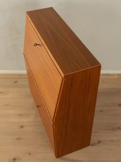 Pamono Brown Teak Secretary, 1960s Best