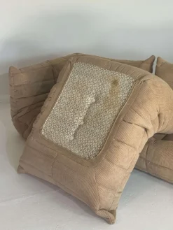 Pamono Brown Togo Sofas from Ligne Roset, Set of 3