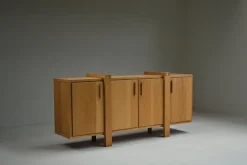 Pamono Brustalist Oak Sideboard, Belgium, 1990s Outlet