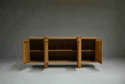Pamono Brustalist Oak Sideboard, Belgium, 1990s Outlet