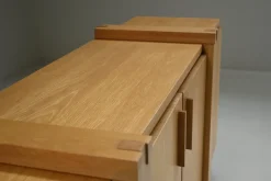 Pamono Brustalist Oak Sideboard, Belgium, 1990s Outlet