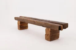 Pamono Brutalist Bench in Oak by Logniture Hot