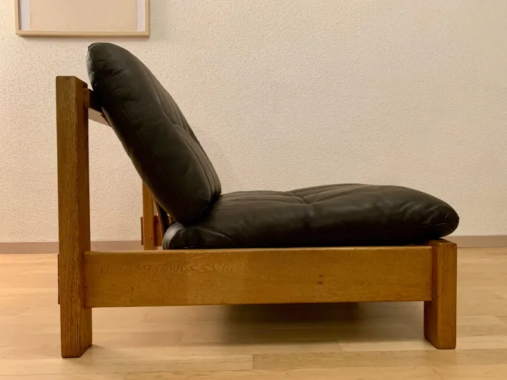 Pamono Brutalist Chairs in the style of Pierre Chapo, 1970s, Set of 2 Best